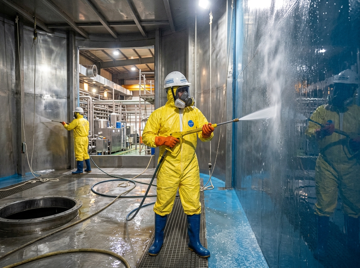 Industrial Water Tank Cleaning in Hyderabad